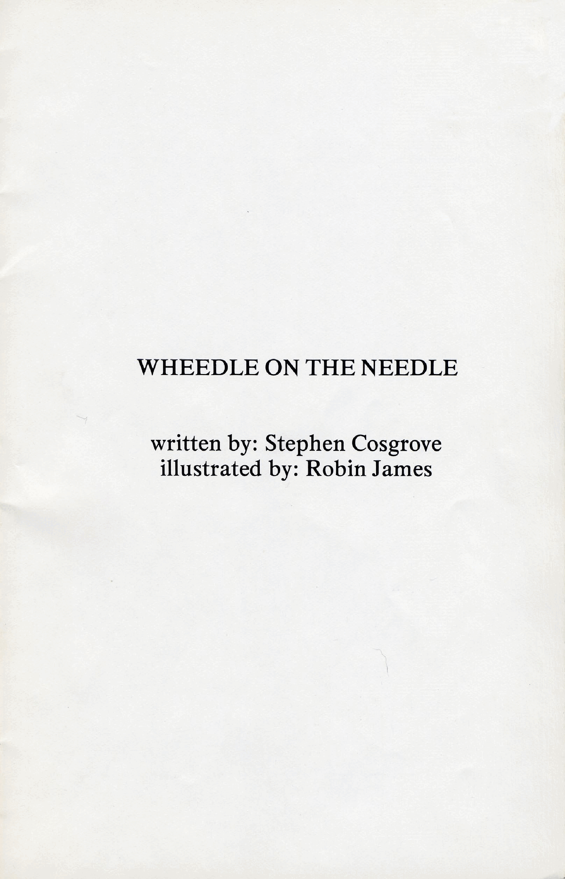 Wheedle On The Needle (1974) (Serendipity Press) (Tinkerhelly).pdf,第2页预览