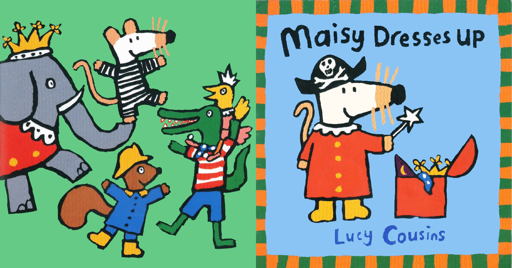 小鼠波波系列绘本Maisy_Dresses_Up(前).pdf,第1页预览