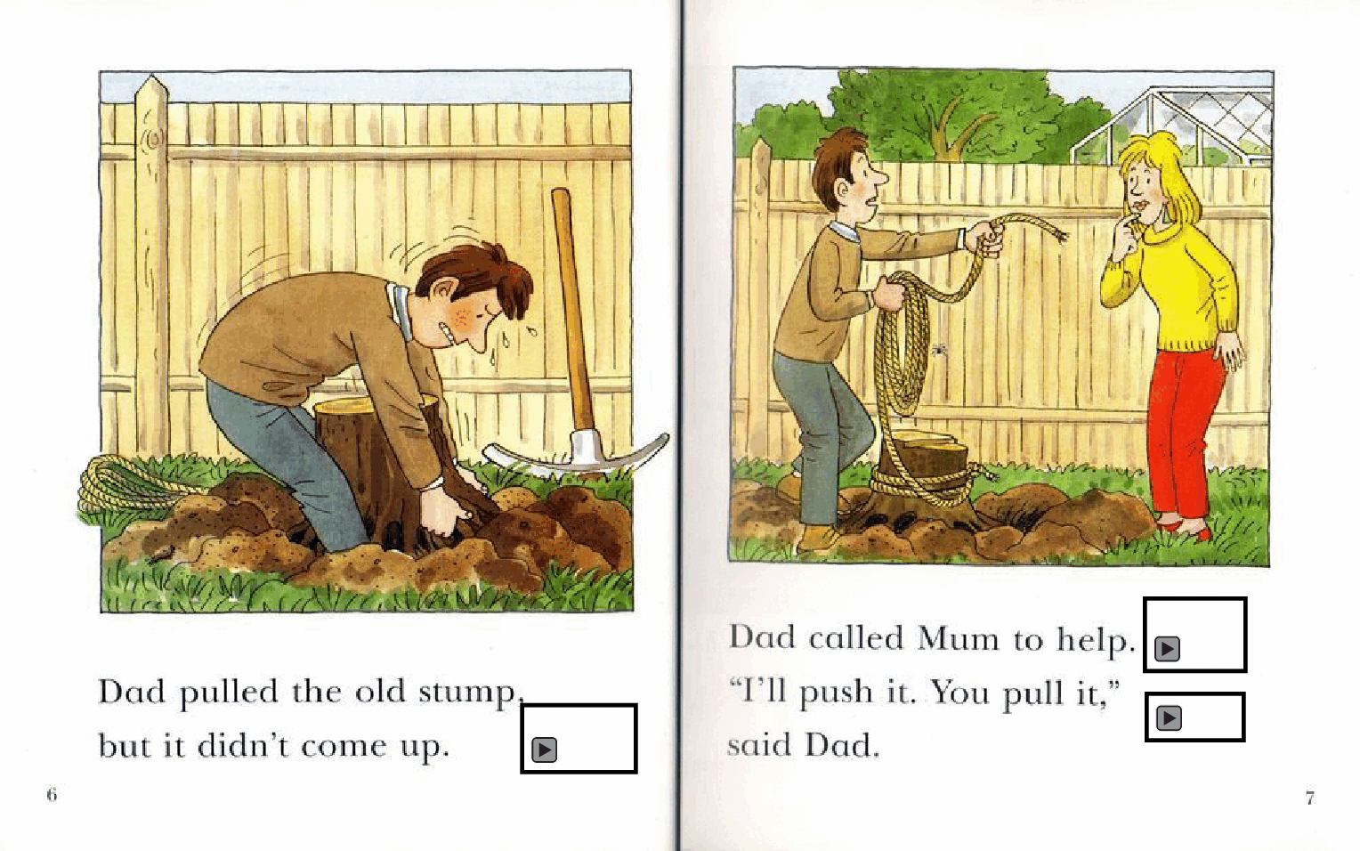 牛津阅读树在家读绘本系列3A The Old Tree Stump.pdf,第4页预览