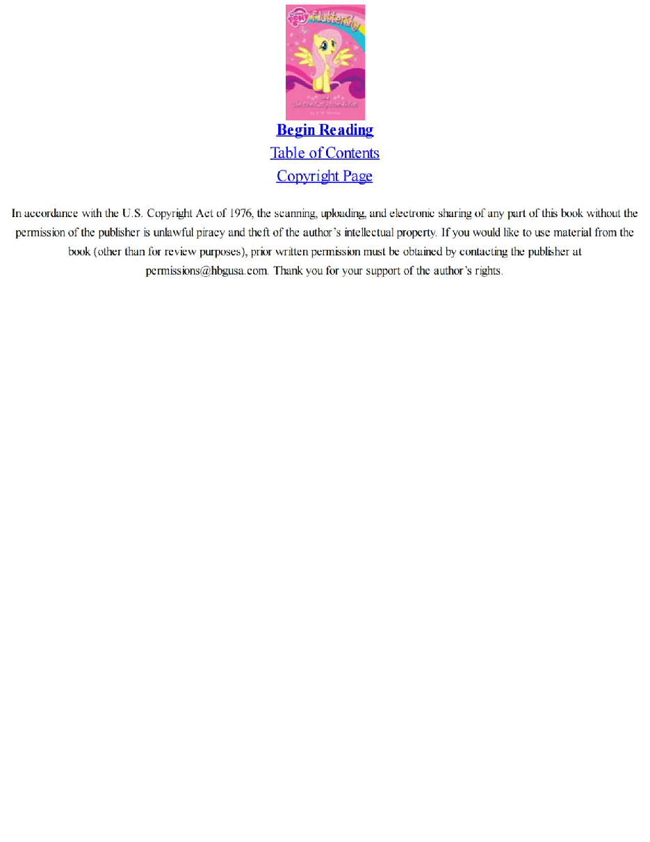 小马宝莉绘本My Little Pony_  Fluttershy and the Fine Furry Friends Fair.pdf，第3页预览