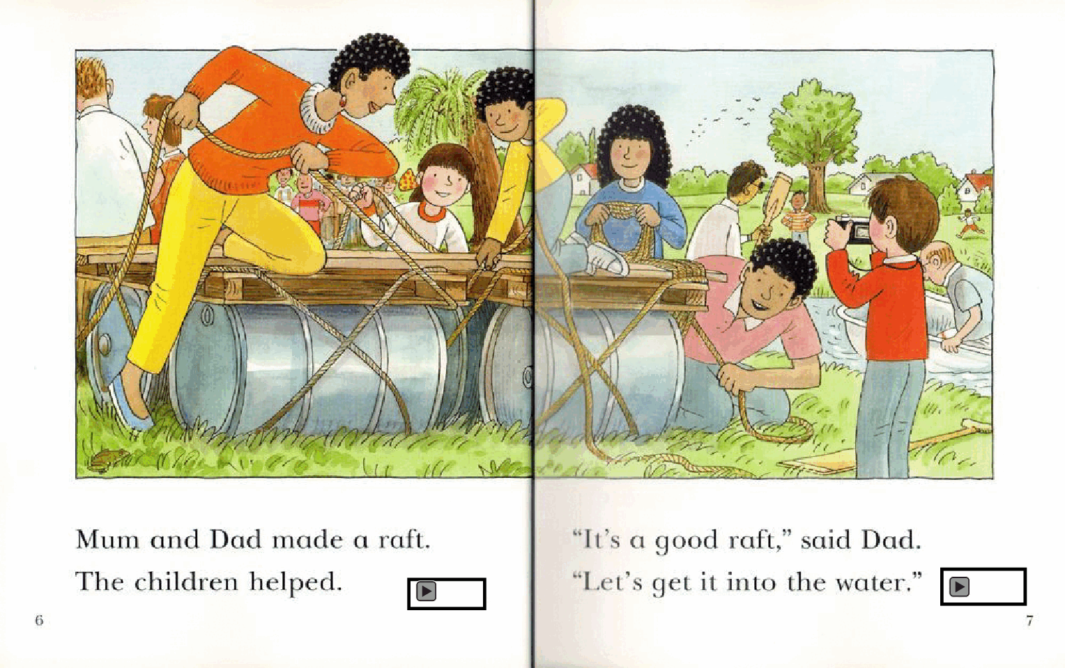 牛津阅读树在家读绘本系列3B The Raft Race.pdf,第4页预览