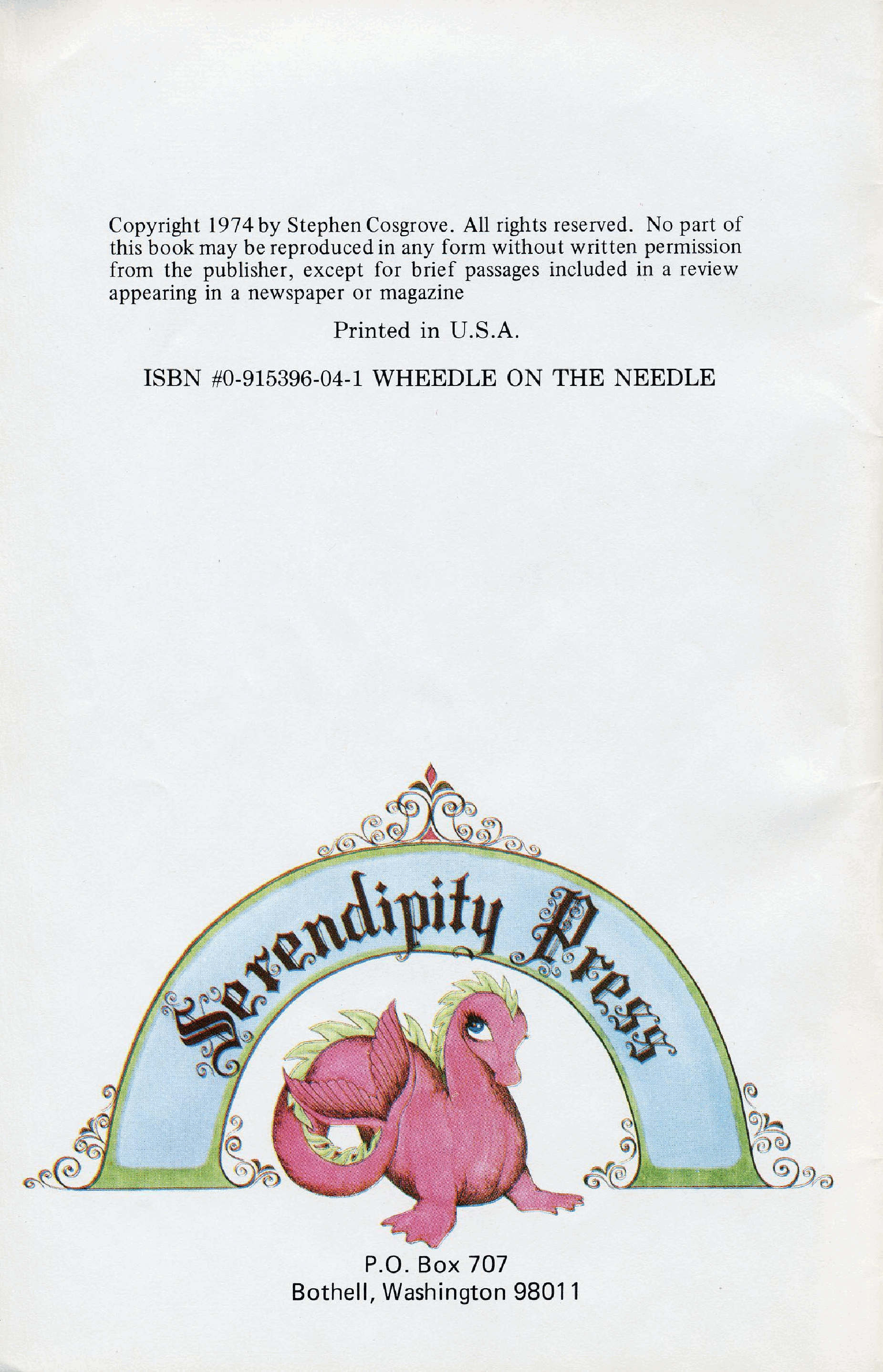 Wheedle On The Needle (1974) (Serendipity Press) (Tinkerhelly).pdf,第3页预览