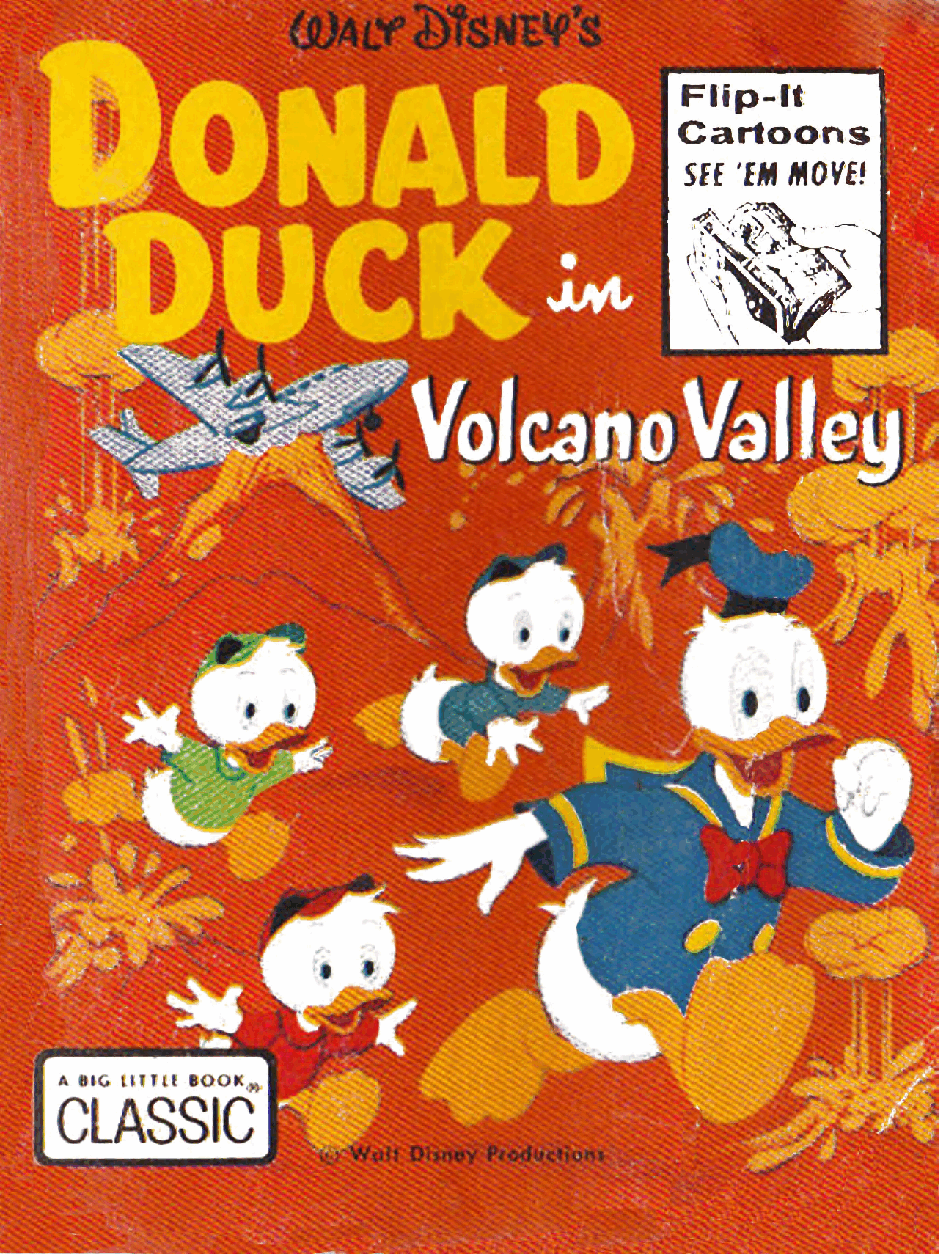 迪斯尼英文中级绘本Walt disney_donald duck in valcano valley 1973(章节书).pdf,第1页预览