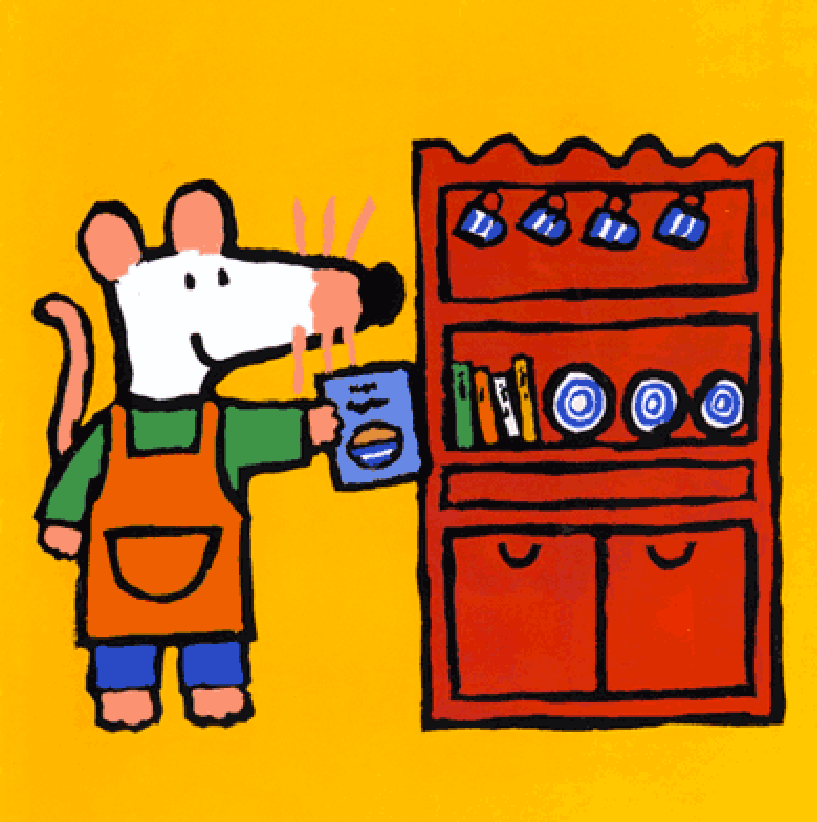 小鼠波波系列绘本Maisy_Makes_Gingerbread.pdf,第4页预览
