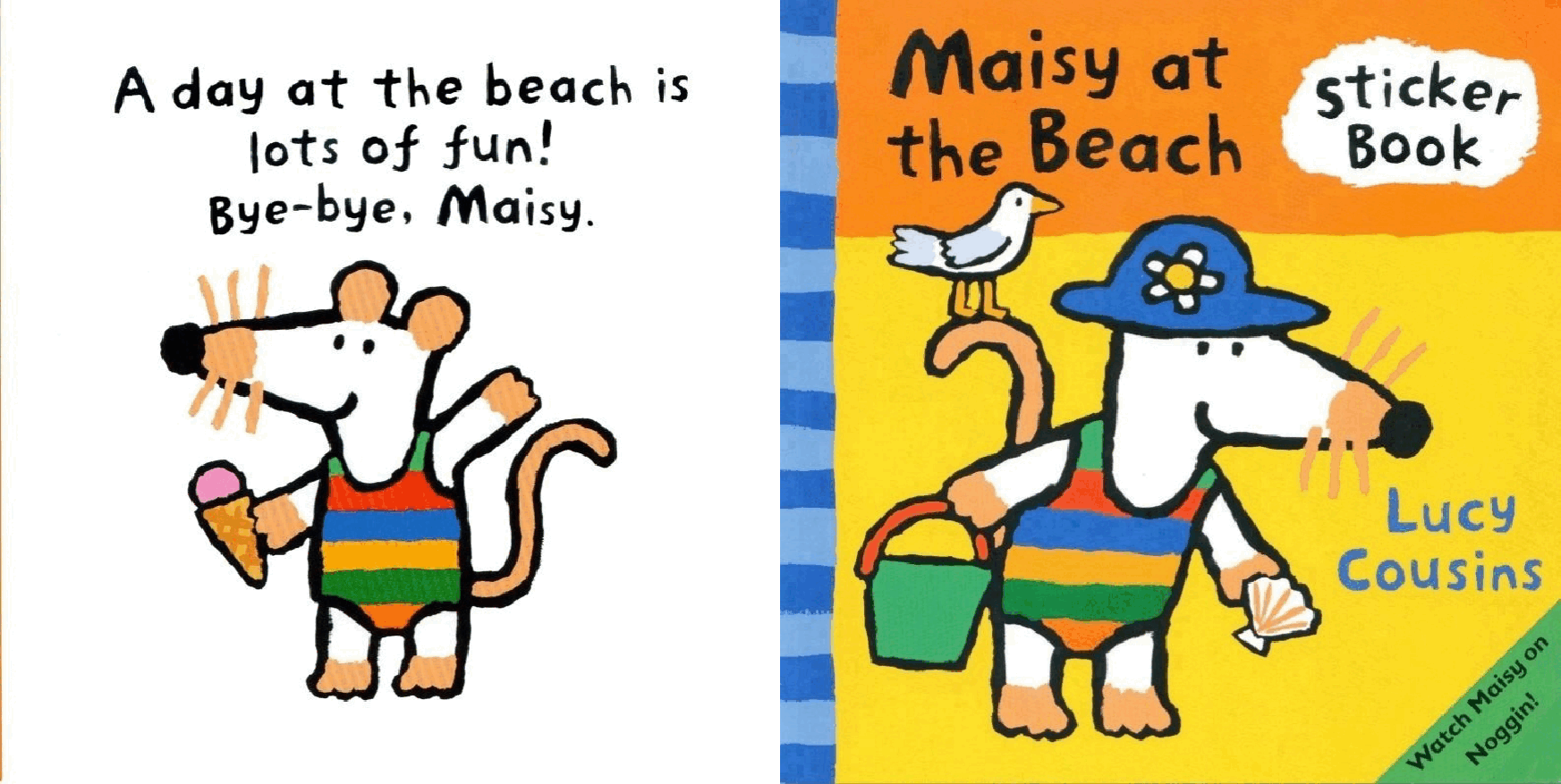 小鼠波波系列绘本Maisy_at_the_Beach_(前).pdf,第1页预览