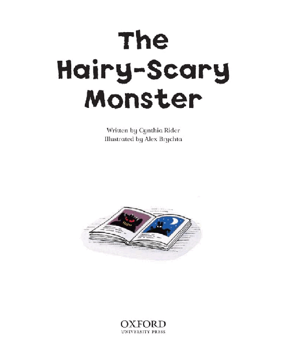 牛津启蒙绘本系列Hairy-Scary Monster.pdf,第3页预览