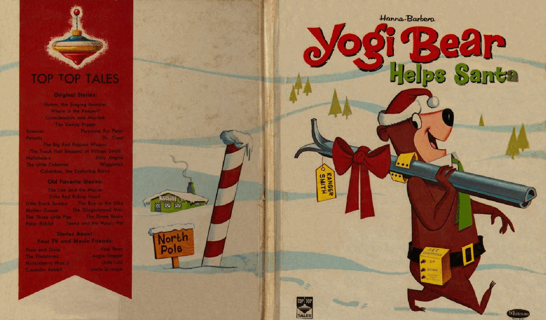 Top-Top Tales 2498 - Hanna-Barbera - Yogi Bear Helps Santa (1962) (goldengems).pdf,第1页预览