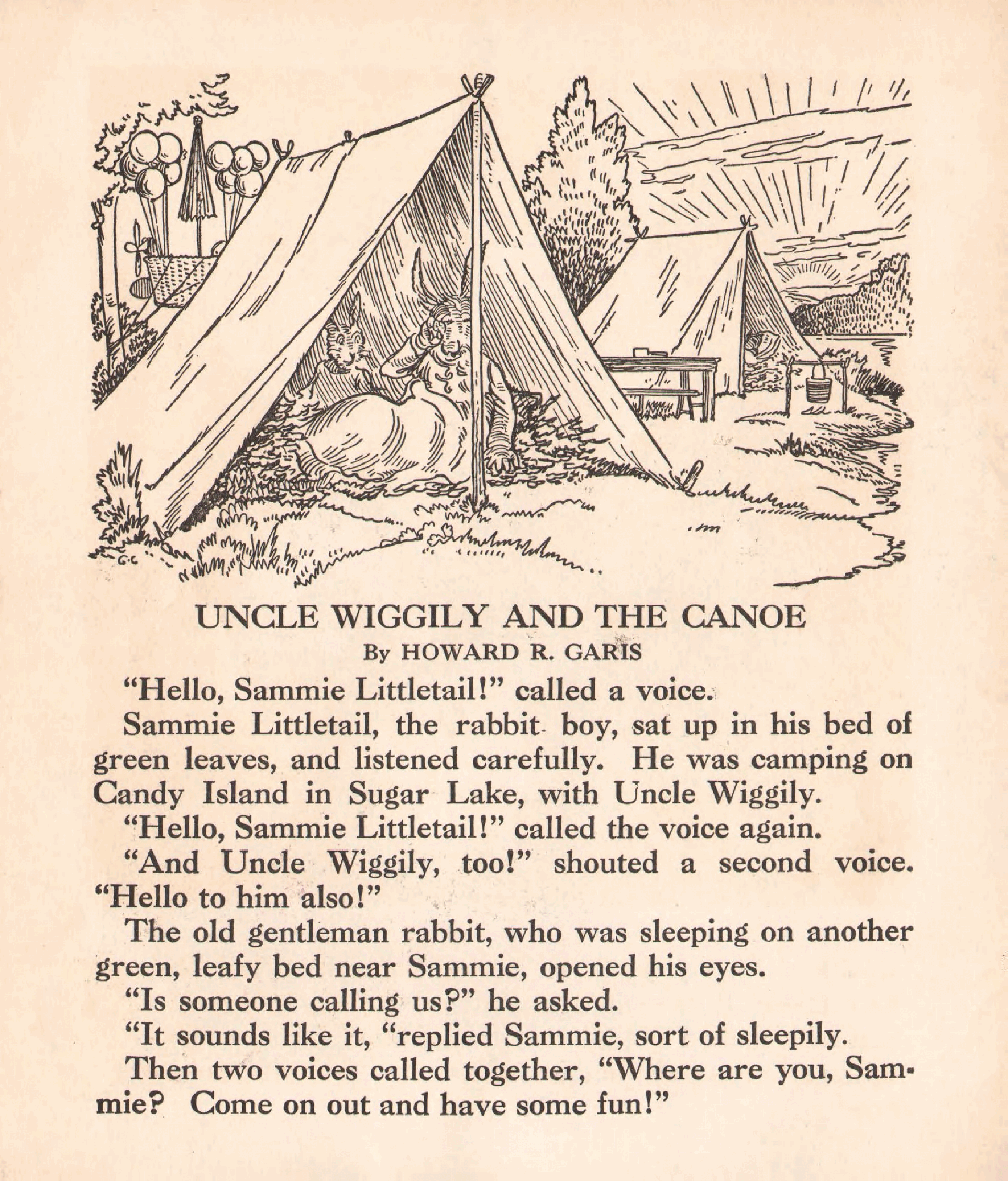 Uncle Wiggily and the Canoe (1939.Platt & Munk) - George Carlson art.pdf,第2页预览