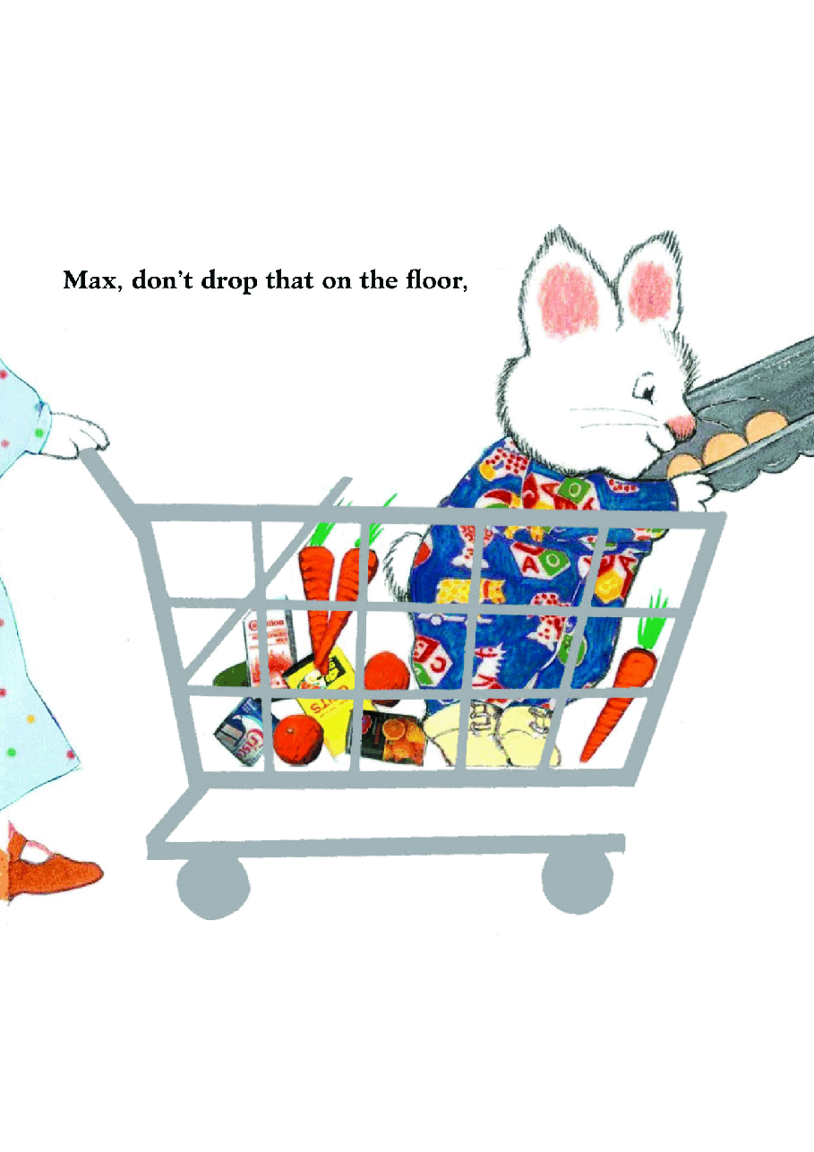 小兔麦克斯和露比Max and Ruby-Baby Max - Shopping.pdf，第4页预览