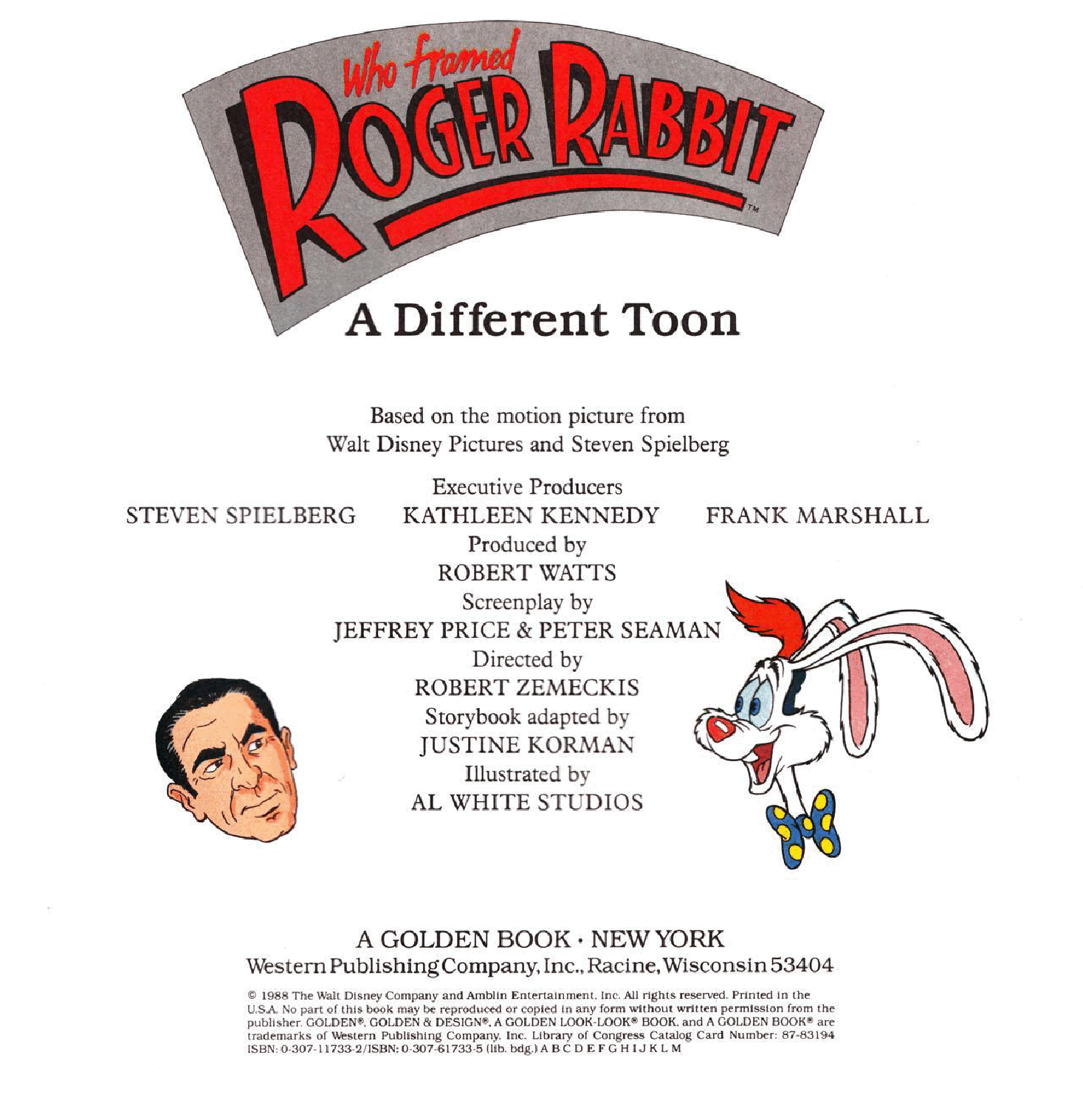 Who Framed Roger Rabbit - A Different Toon(1988 - Golden Look-Look Book).pdf,第2页预览