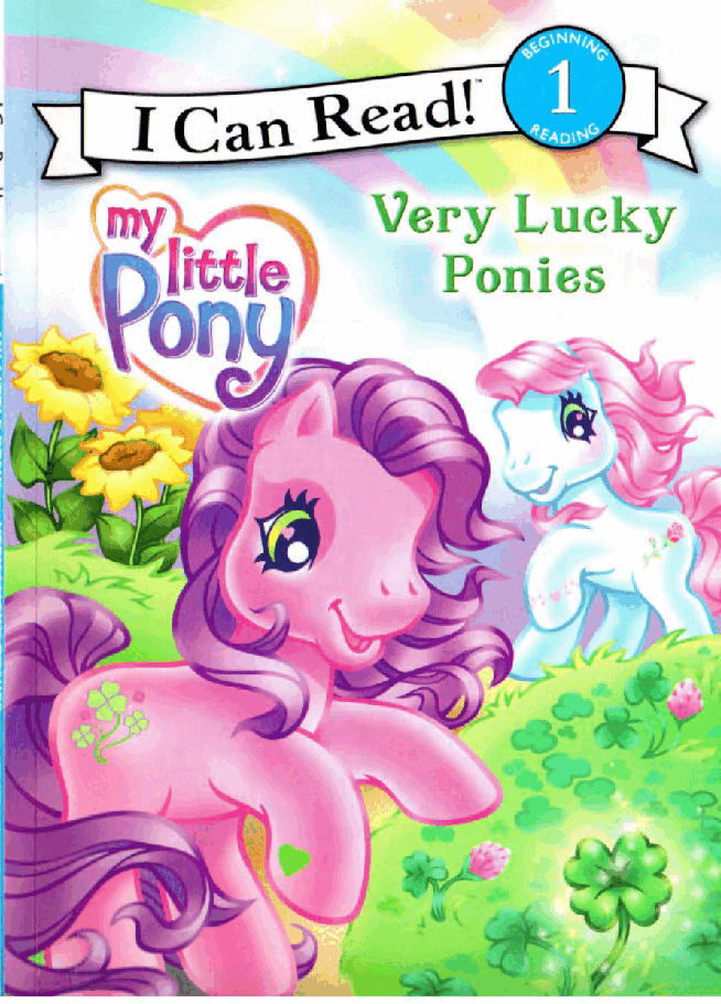 小马宝莉绘本my little pony - very lucky ponies.pdf，第1页预览