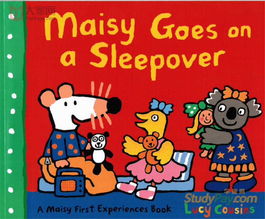 小鼠波波系列绘本Maisy_Goes_on_a_Sleepover.pdf,第1页预览