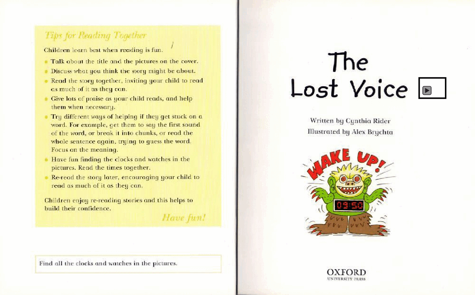 牛津阅读树在家读绘本系列5B The Lost Voice.pdf,第2页预览