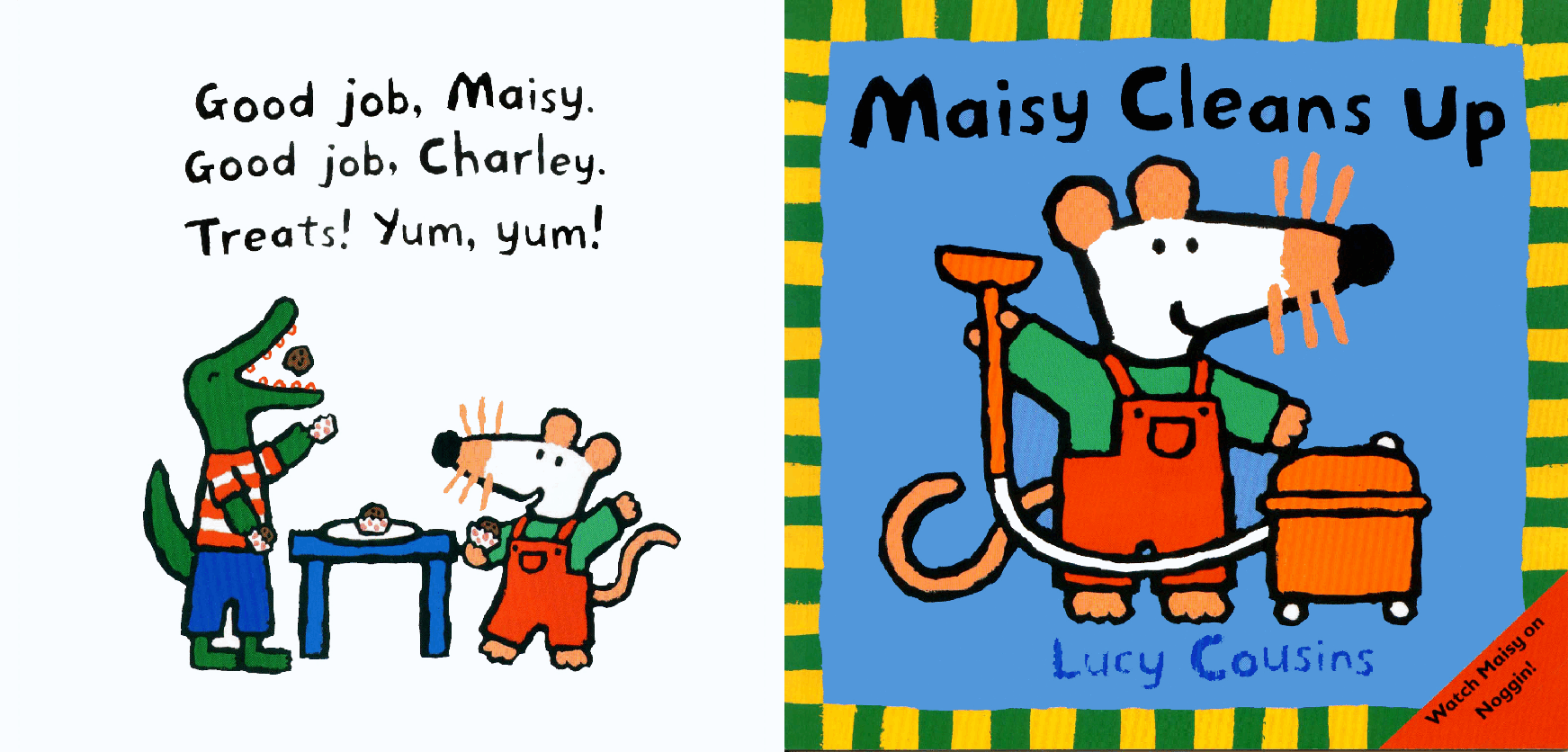 小鼠波波系列绘本Maisy_cleans_up_(前).pdf，第1页预览