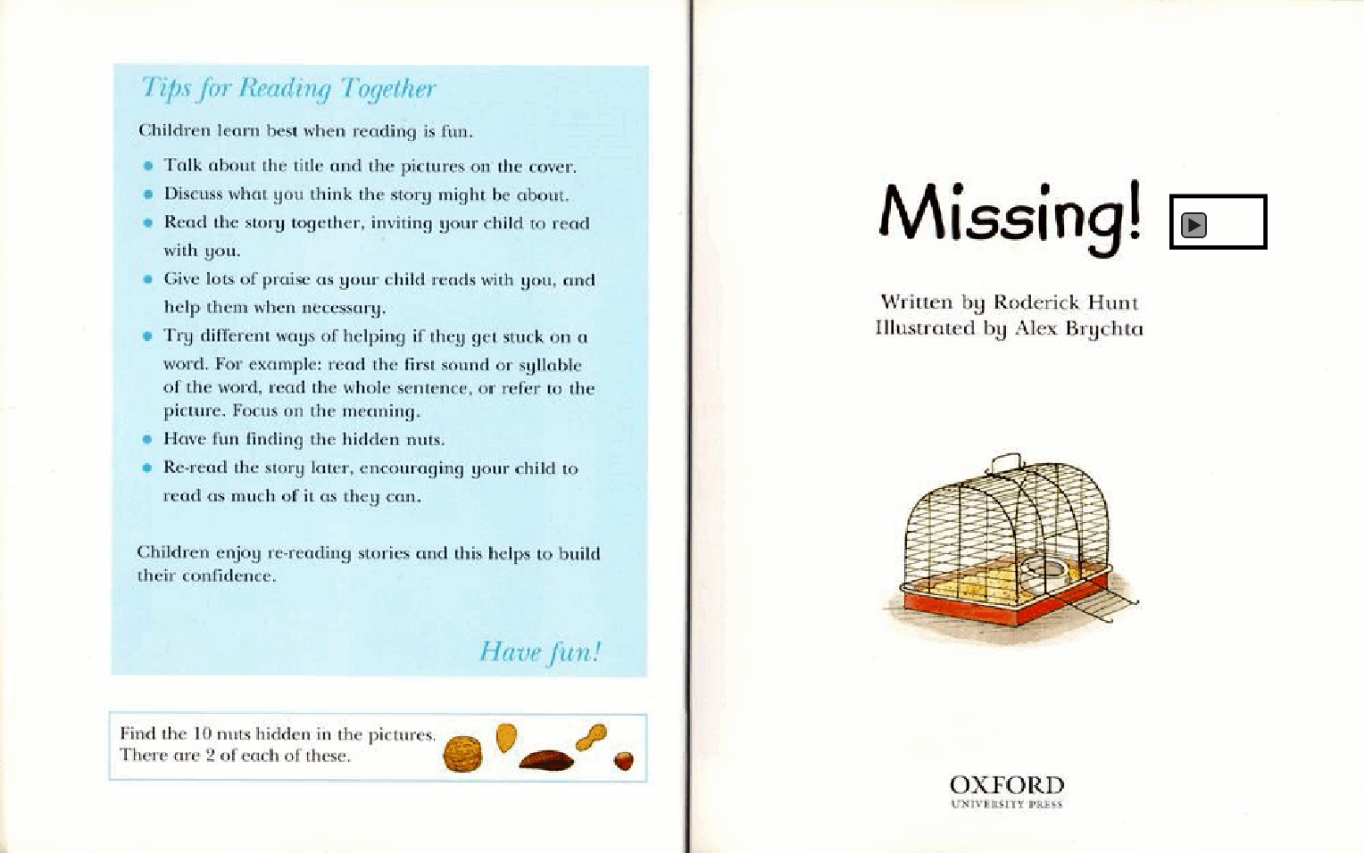 牛津阅读树在家读绘本系列3A Missing.pdf,第2页预览