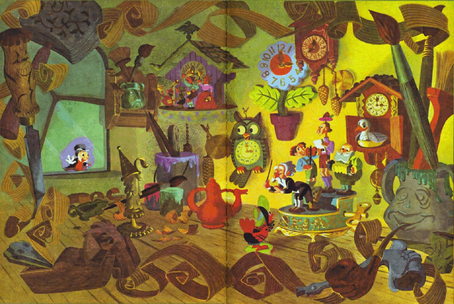 Walt Disney's Pinocchio (1953) (Big Golden Book) (goldengems).pdf,第2页预览