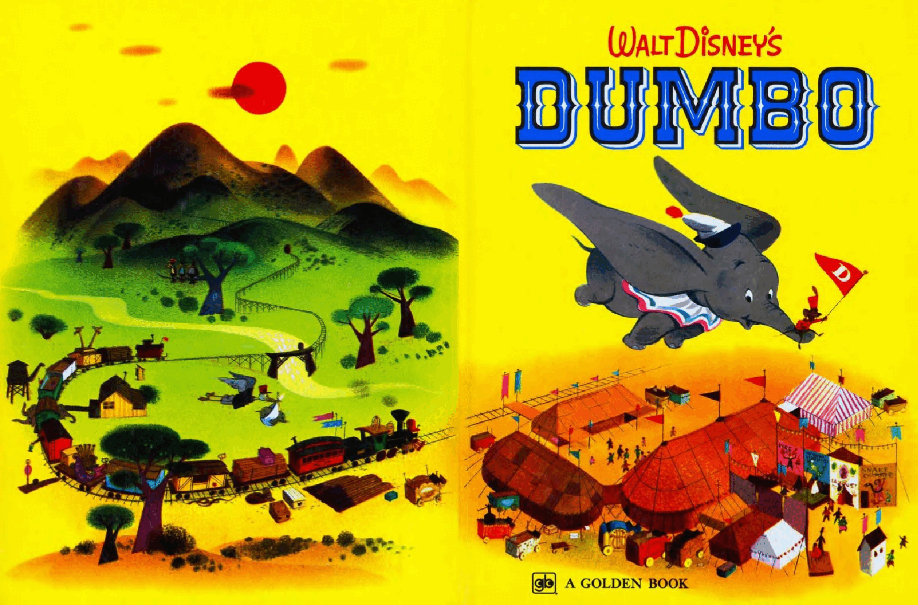 Walt Disney's Dumbo (1955) (Golden Book) (goldengems).pdf,第1页预览