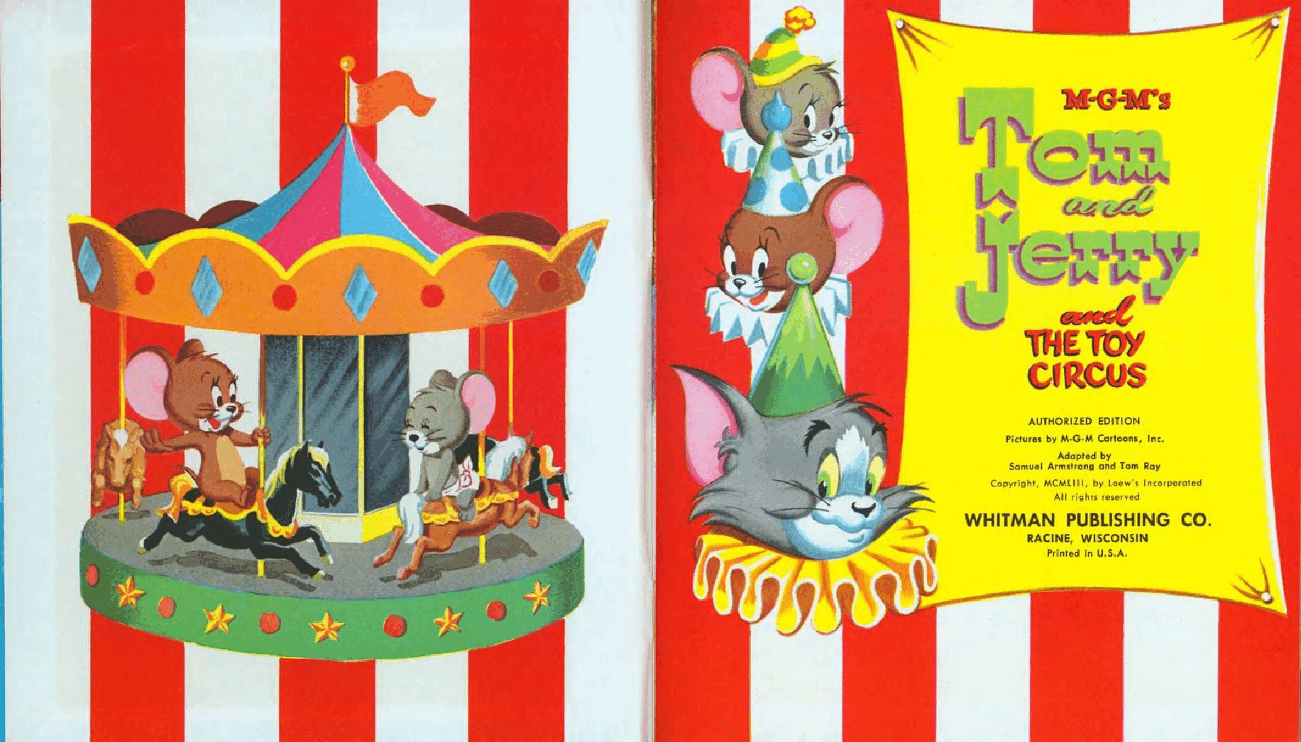 Tom and Jerry and the Toy Circus (1953) (goldengems).pdf，第2页预览