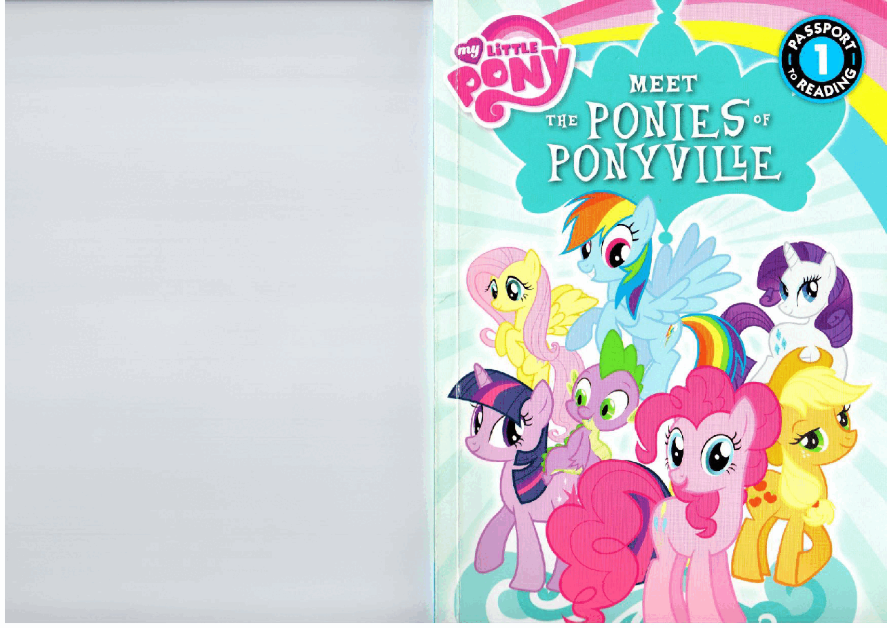小马宝莉绘本my little pony - meet the ponies of ponyville.pdf,第1页预览