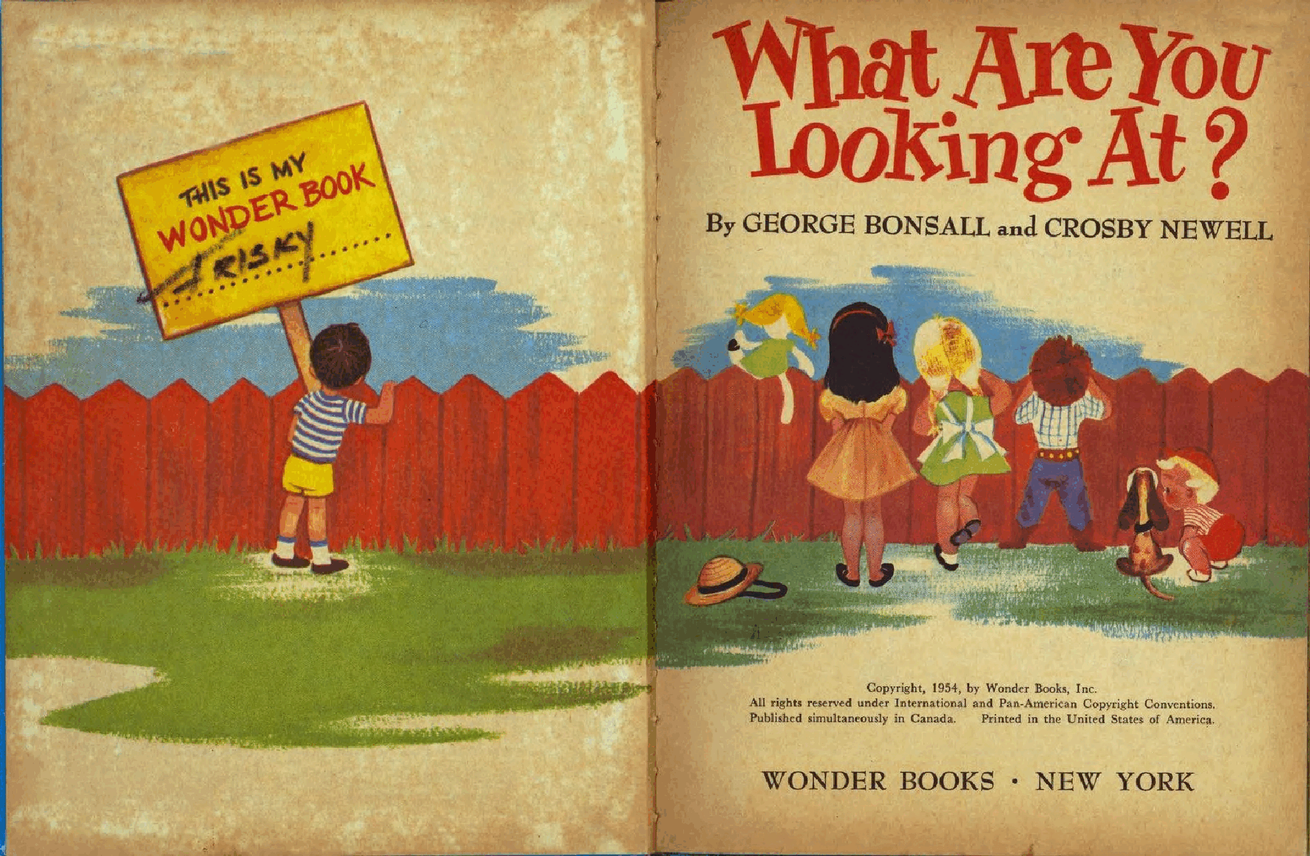 Wonder Book #0792 - What Are You Looking At (1954) (Freckled Derelict).pdf,第2页预览