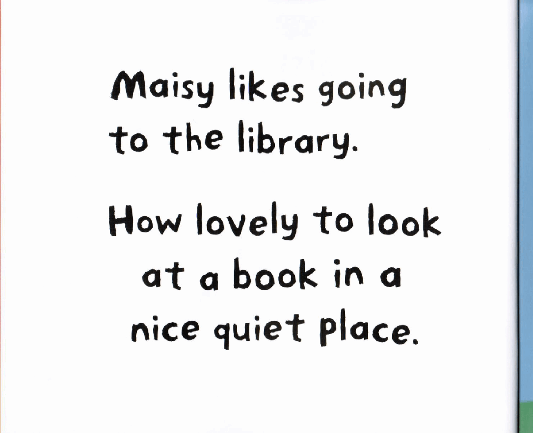 小鼠波波系列绘本Maisy_Goes_to_the_Library.pdf，第3页预览