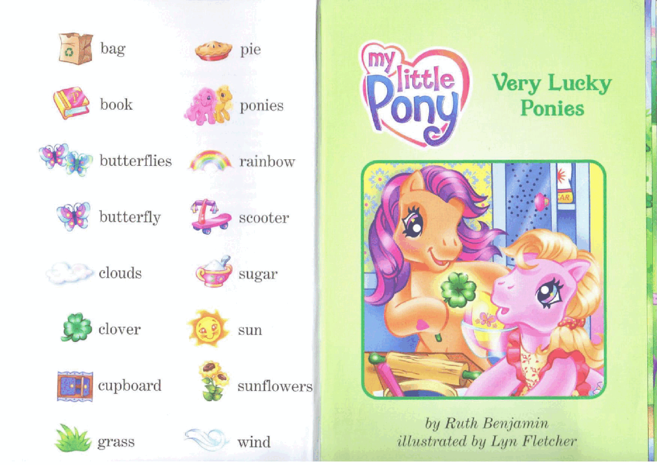 小马宝莉绘本my little pony - very lucky ponies.pdf，第2页预览