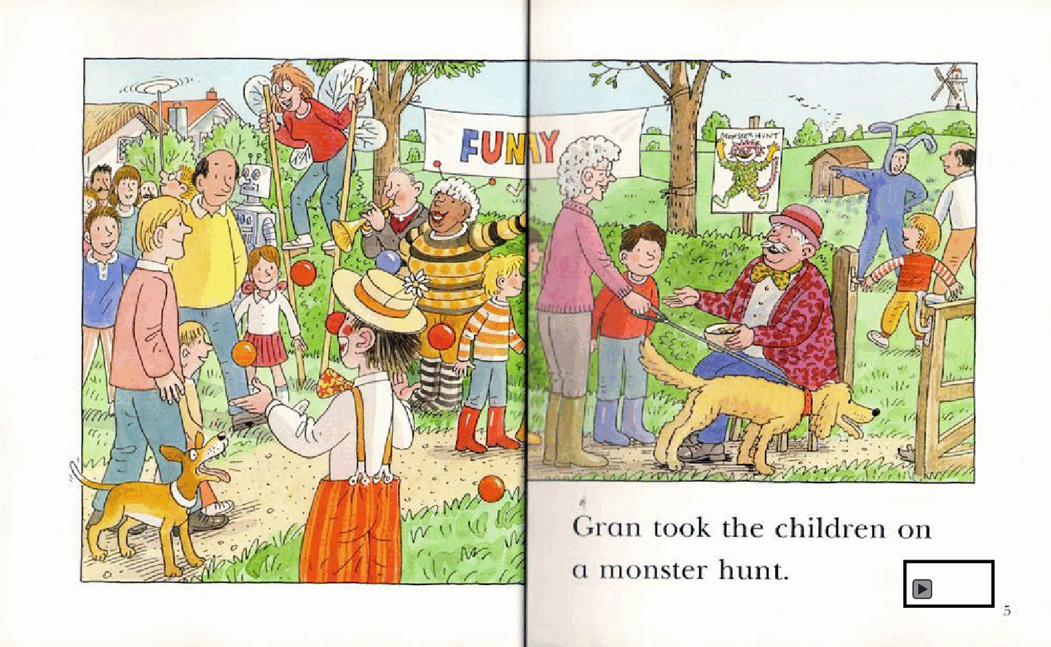牛津阅读树在家读绘本系列2B The Monster Hunt.pdf,第3页预览