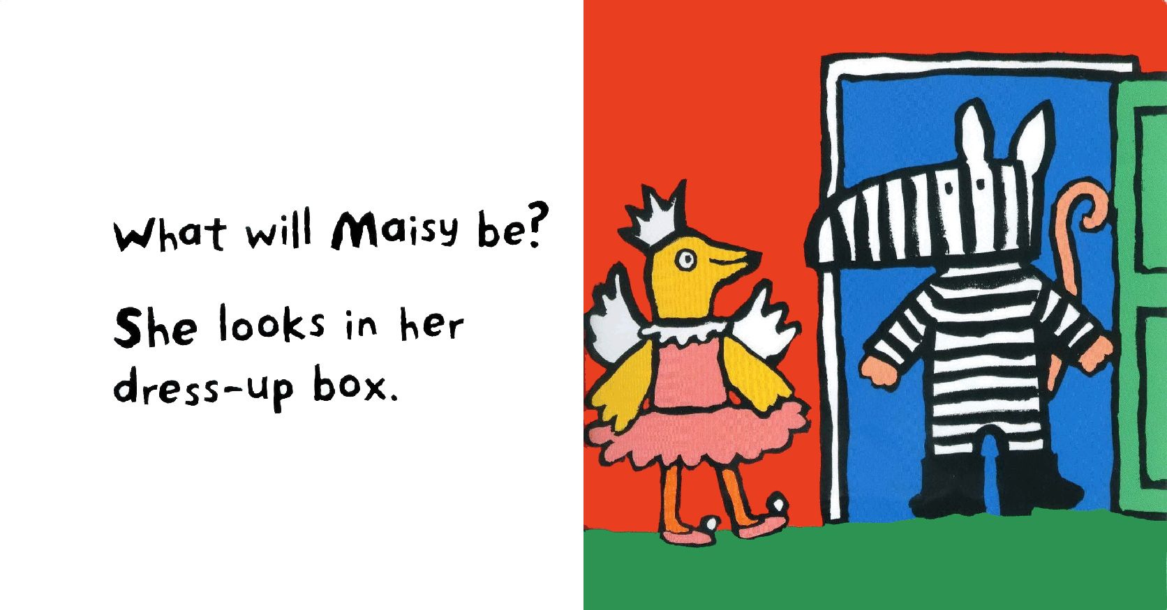 小鼠波波系列绘本Maisy_Dresses_Up_(后).pdf,第2页预览