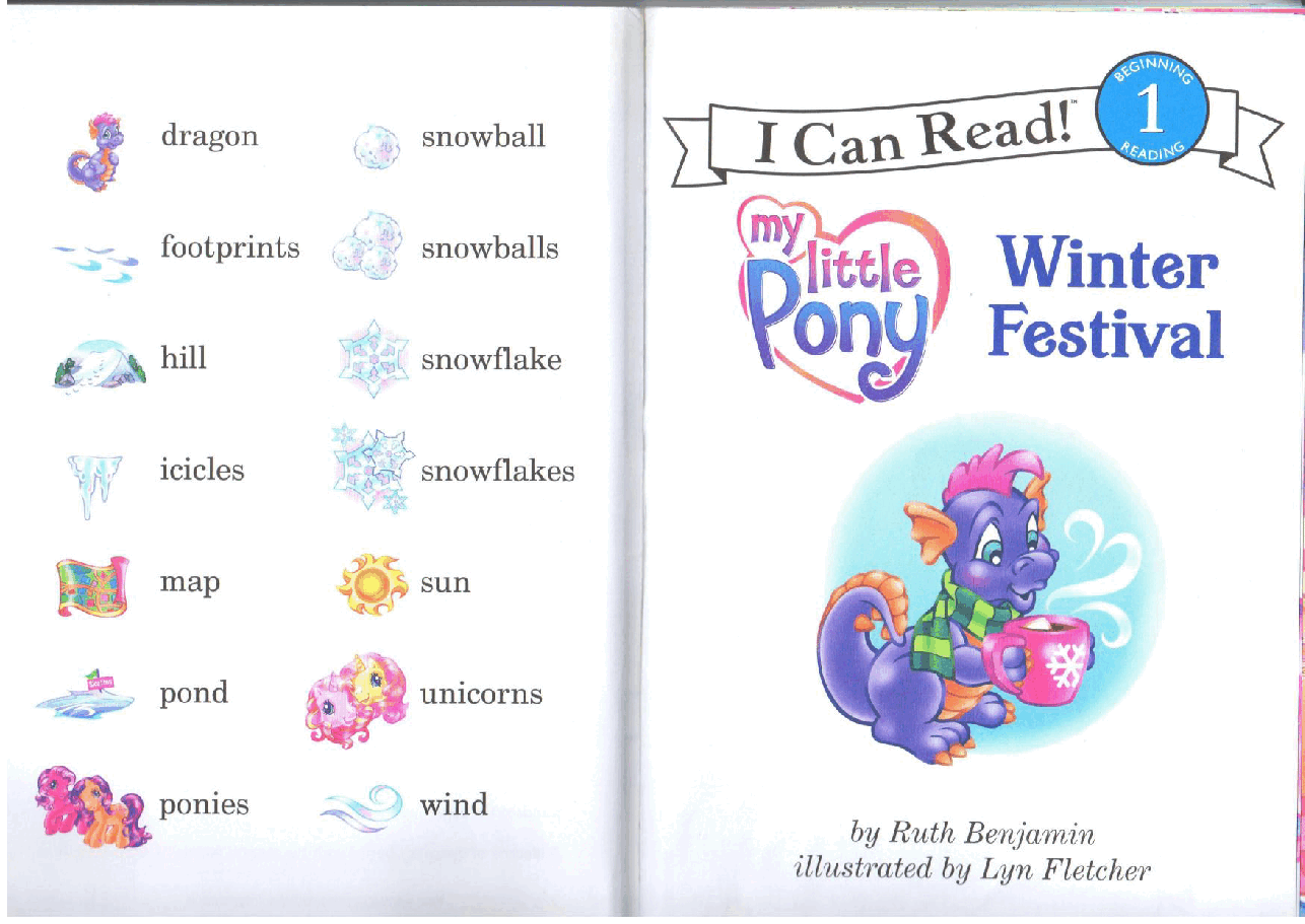 小马宝莉绘本my little pony - winter festival.pdf,第2页预览