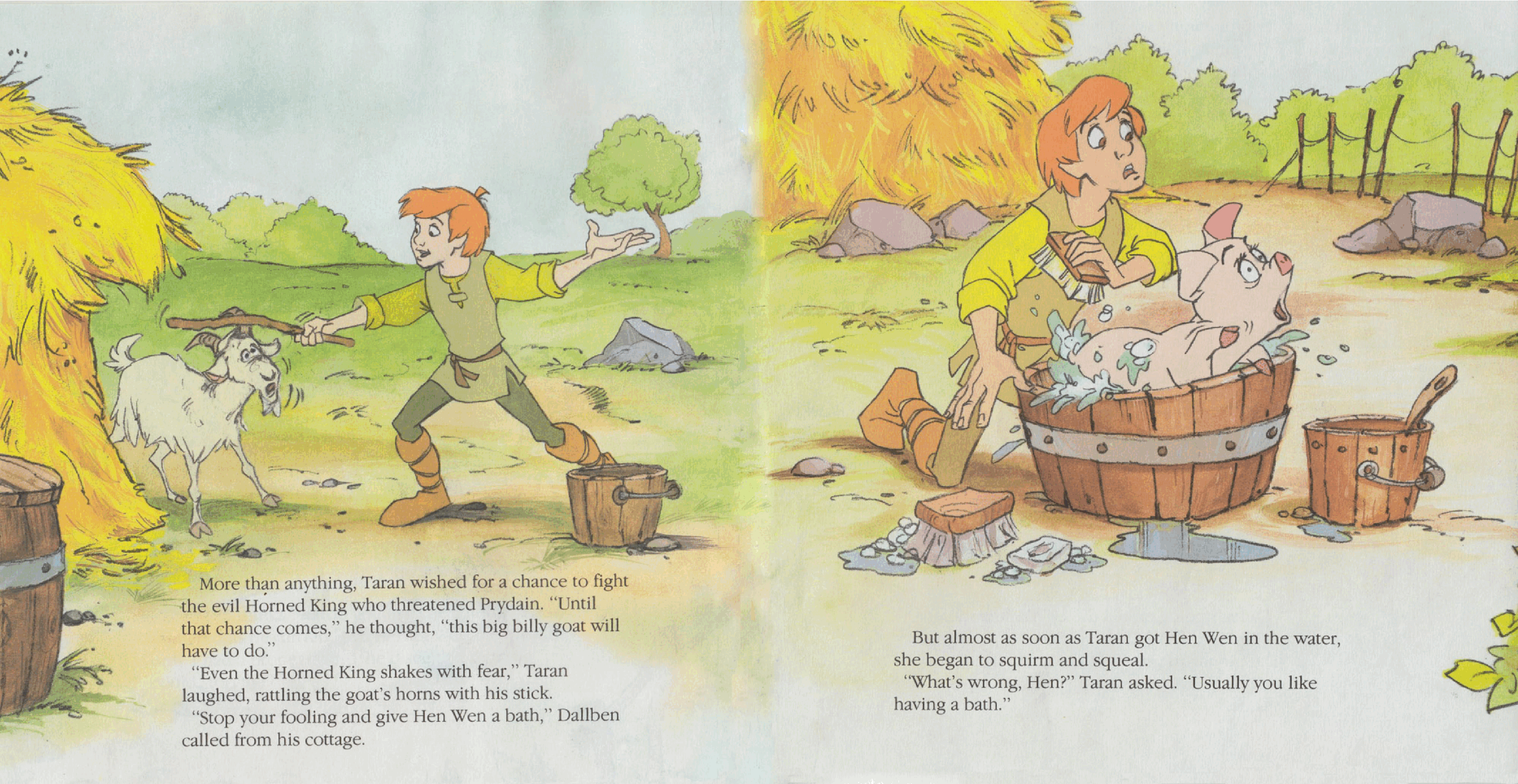 迪斯尼英文中级绘本Taran_And_The_Magic_Cauldron.pdf,第4页预览