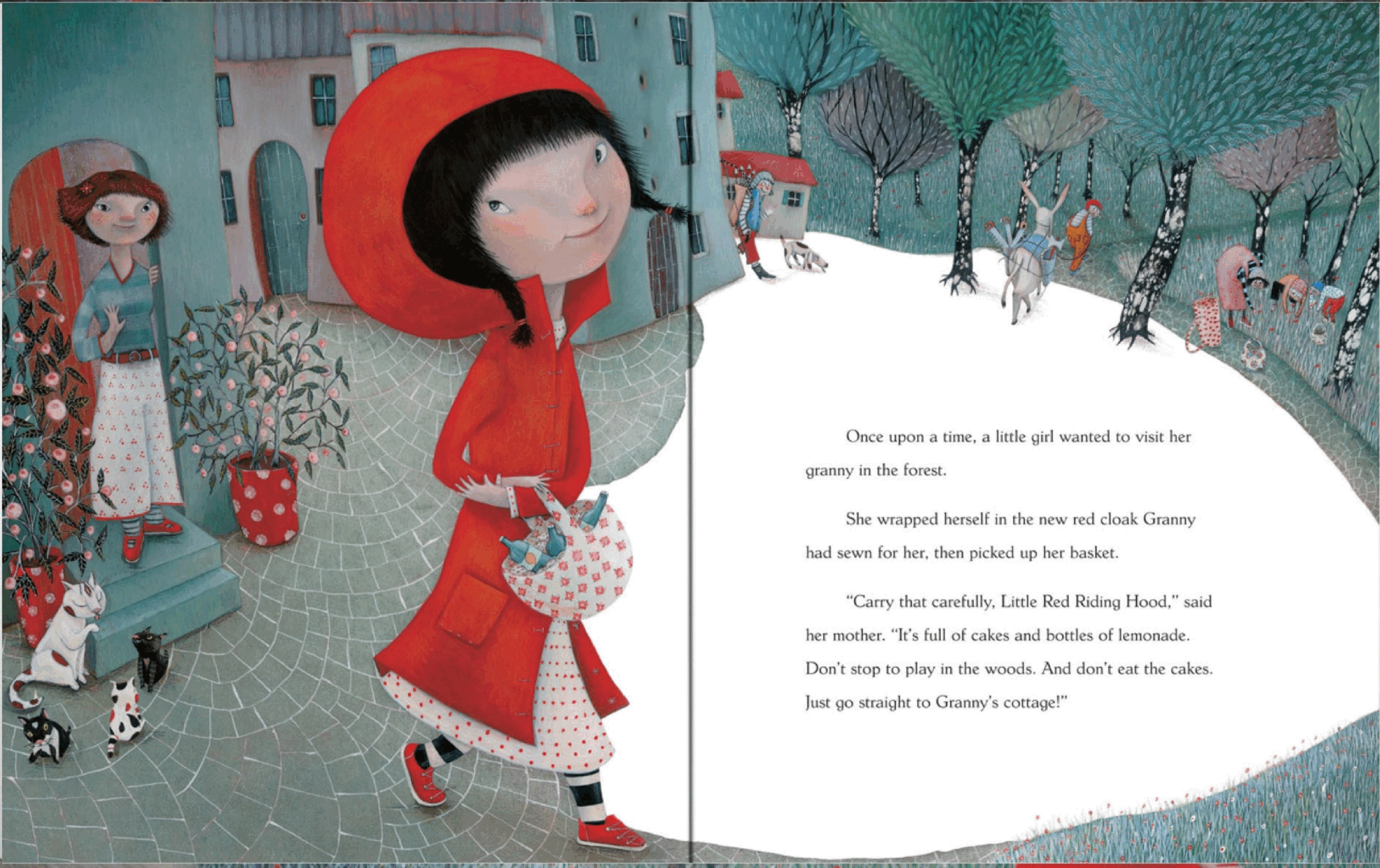 英国光脚丫童书社绘本Little Red Riding Hood.pdf,第3页预览