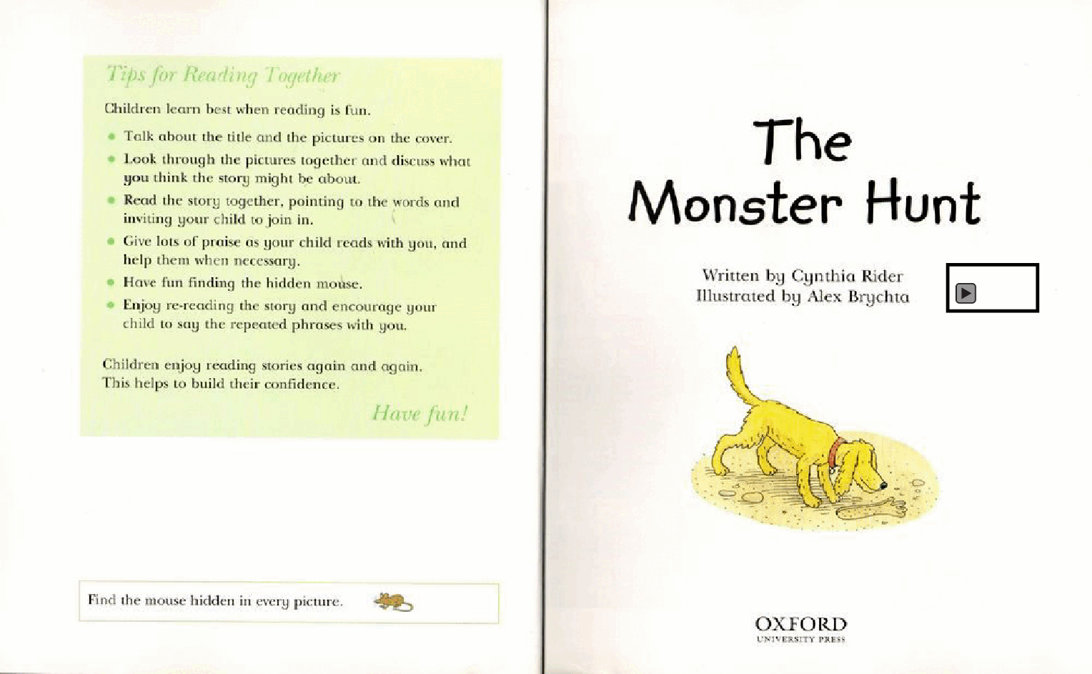 牛津阅读树在家读绘本系列2B The Monster Hunt.pdf,第2页预览
