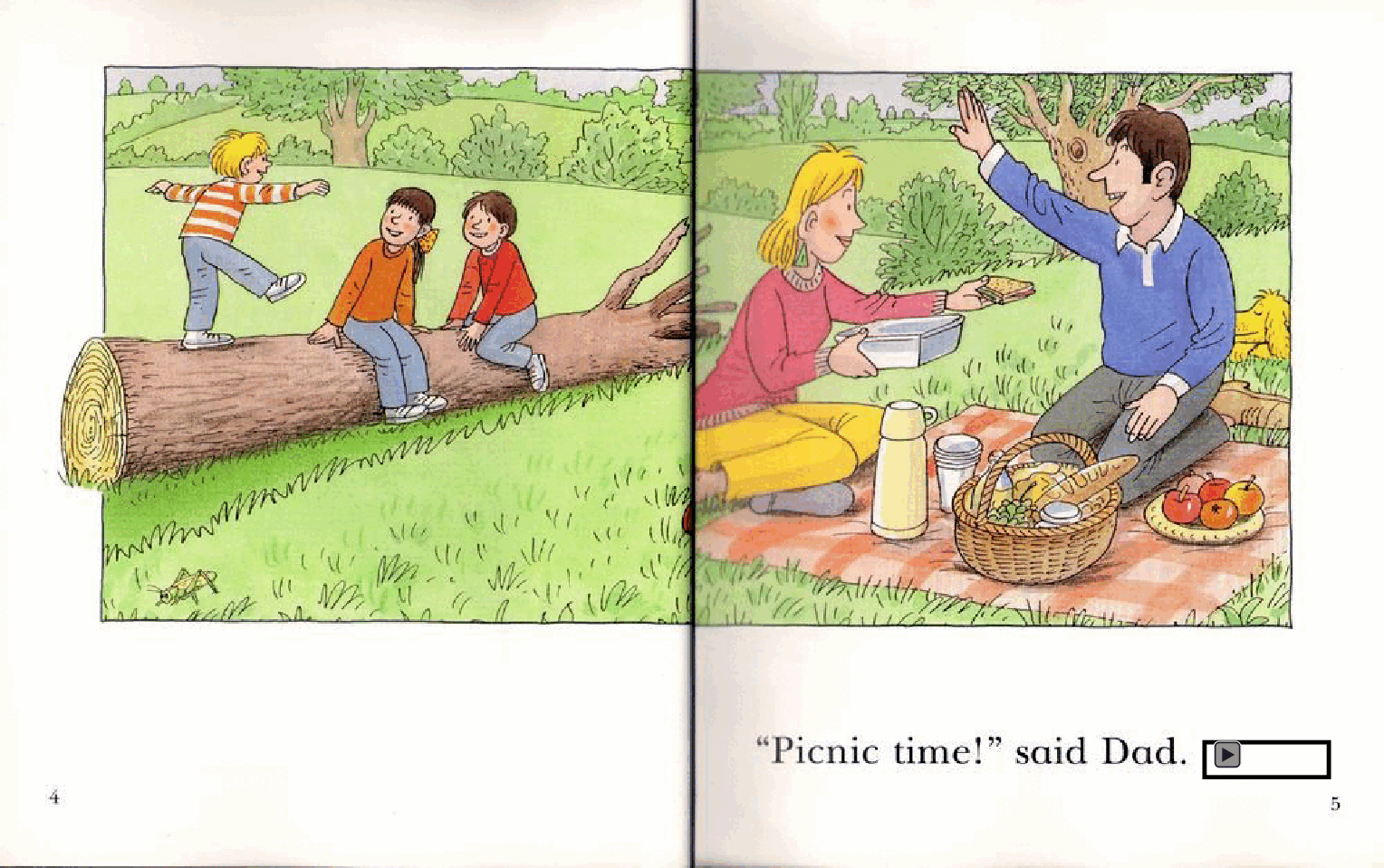 牛津阅读树在家读绘本系列1B Picnic Time.pdf,第3页预览
