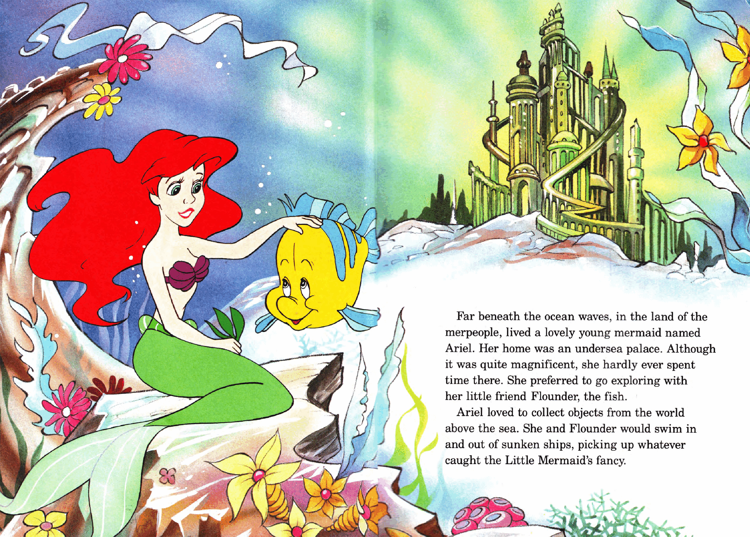 迪斯尼英文中级绘本Disney_Little_Mermaid.pdf，第4页预览