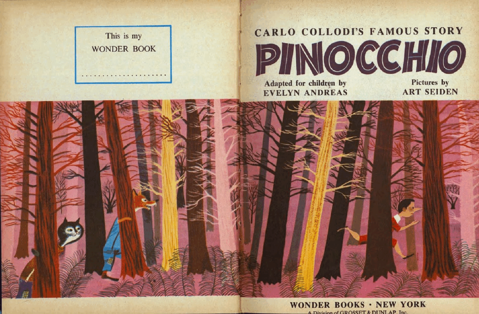 Wonder Book #0015 - Pinocchio (1954) (Freckled Derelict).pdf,第2页预览