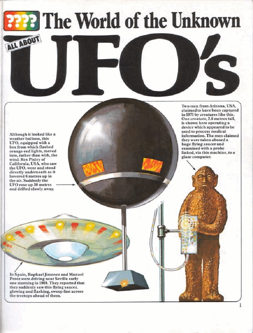 Usborne World Of The Unknown - UFOs (Usborne) (1989) (pointlessmuseum).pdf,第2页预览