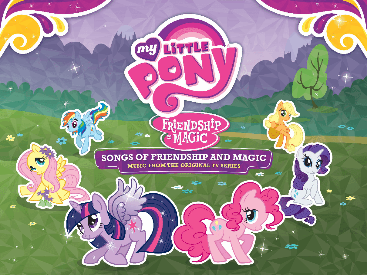 小马宝莉绘本Digital Booklet - My Little Pony - Songs of Friendship and Magic (Music from the Original TV Series).pdf，第1页预览