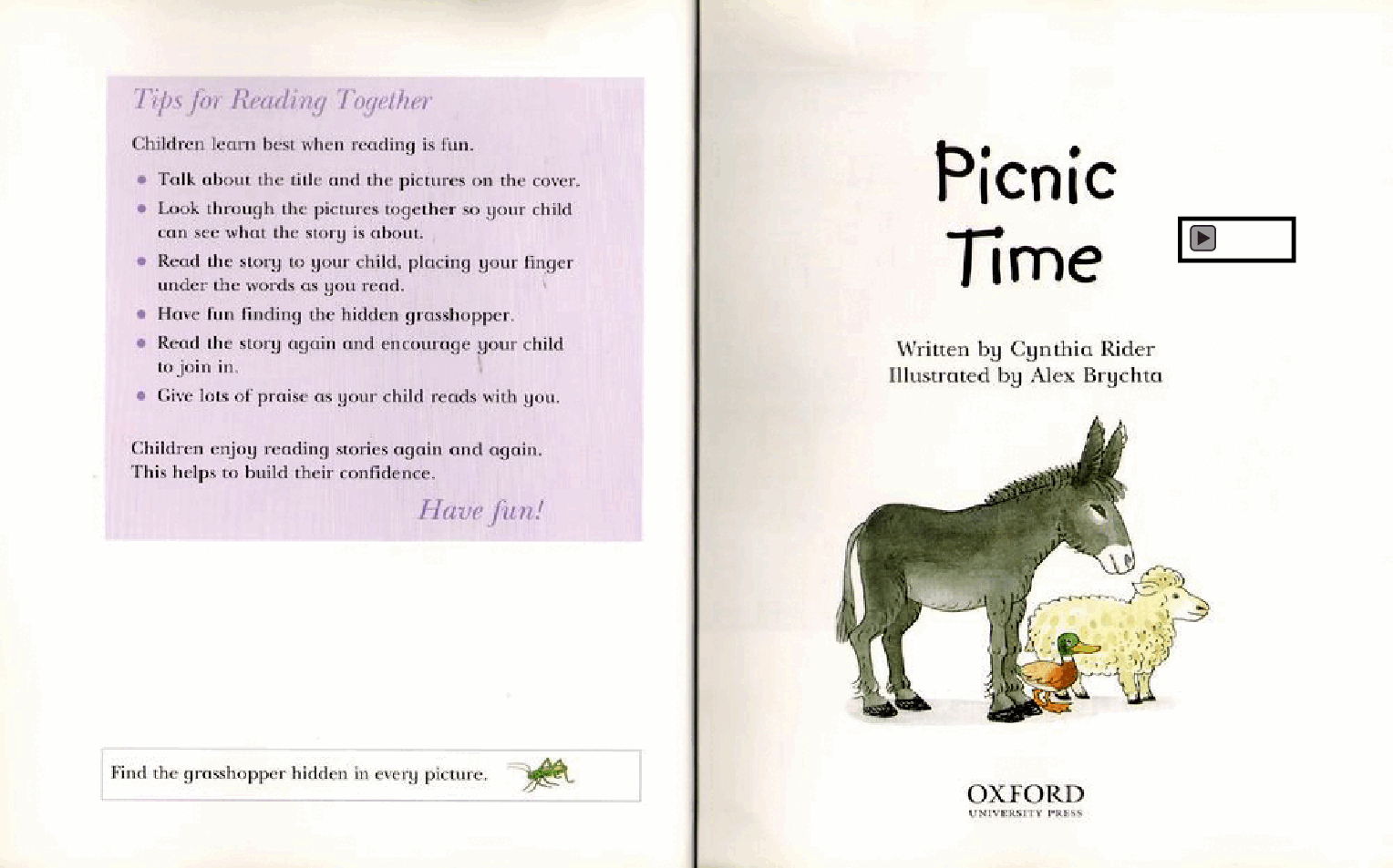 牛津阅读树在家读绘本系列1B Picnic Time.pdf,第2页预览