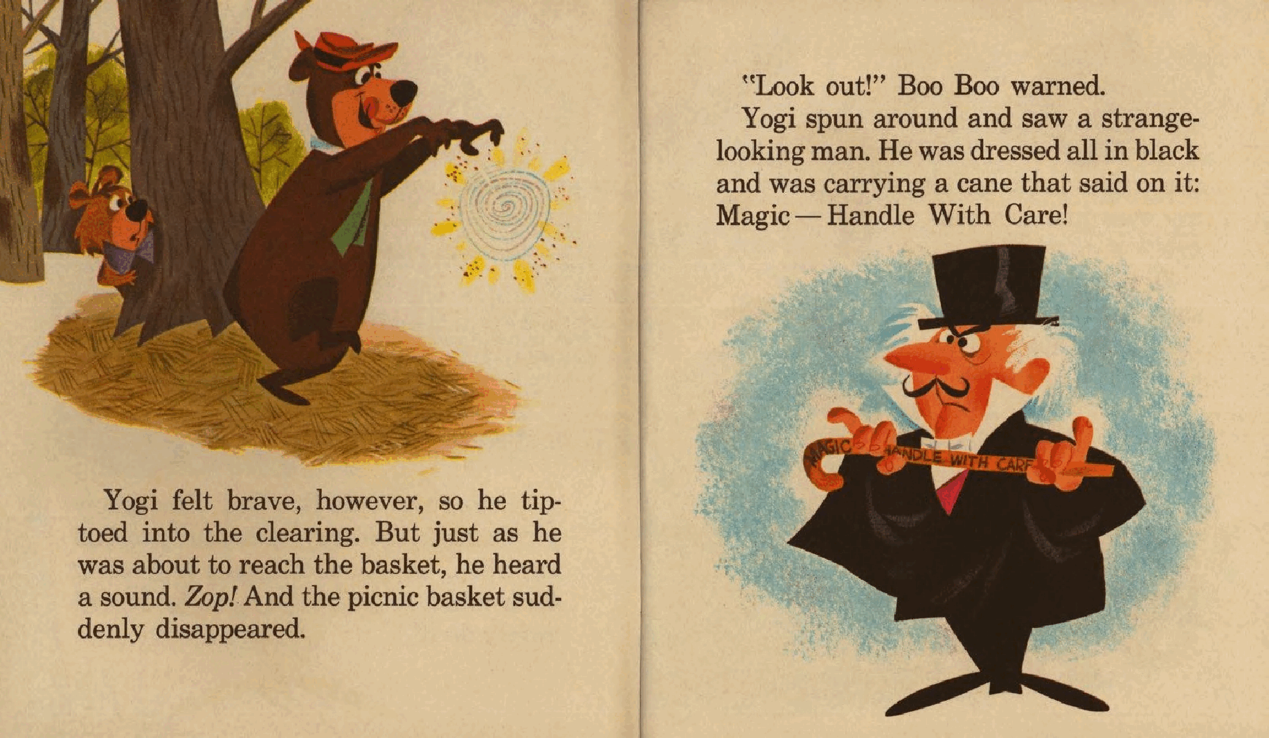 Top-Top Tales 2494 - Hanna-Barbera's Yogi Bear and the Cranky Magician (1963) (goldengems).pdf，第4页预览