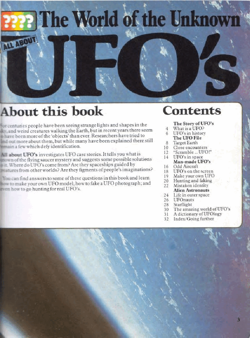 Usborne World Of The Unknown - UFOs (Usborne) (1989) (pointlessmuseum).pdf,第4页预览