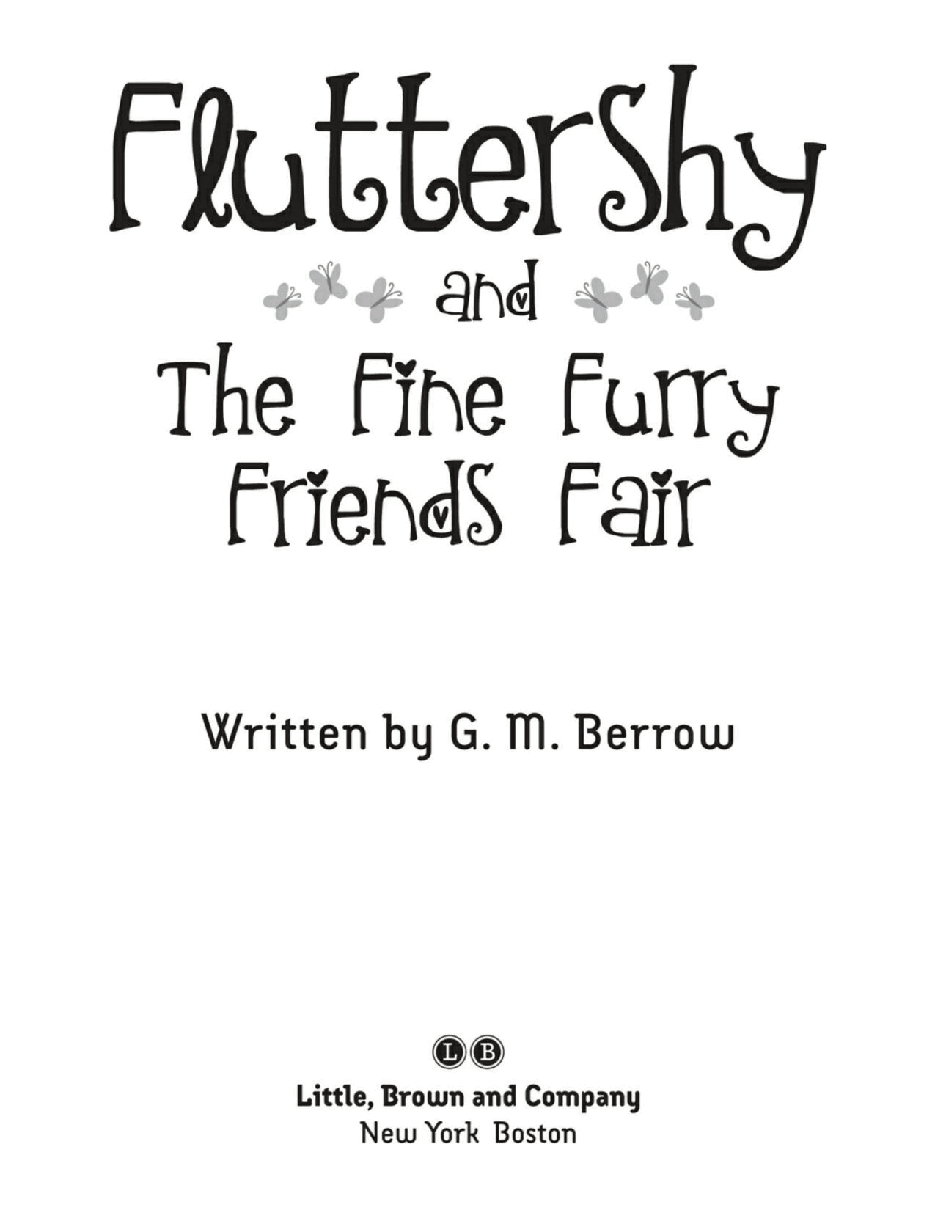小马宝莉绘本My Little Pony_  Fluttershy and the Fine Furry Friends Fair.pdf，第2页预览