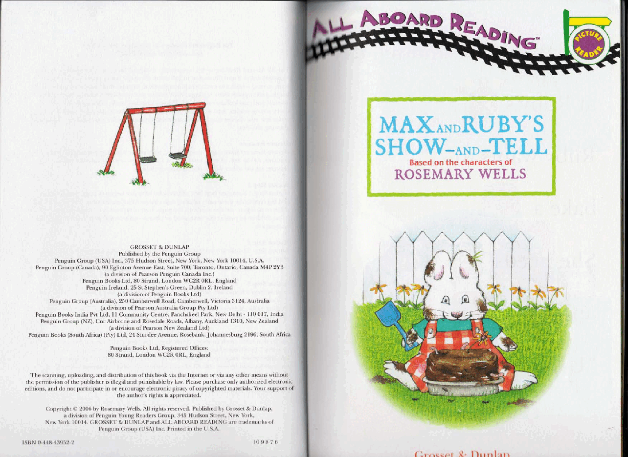 小兔麦克斯和露比Max and Ruby Show-and-Tell.pdf，第2页预览