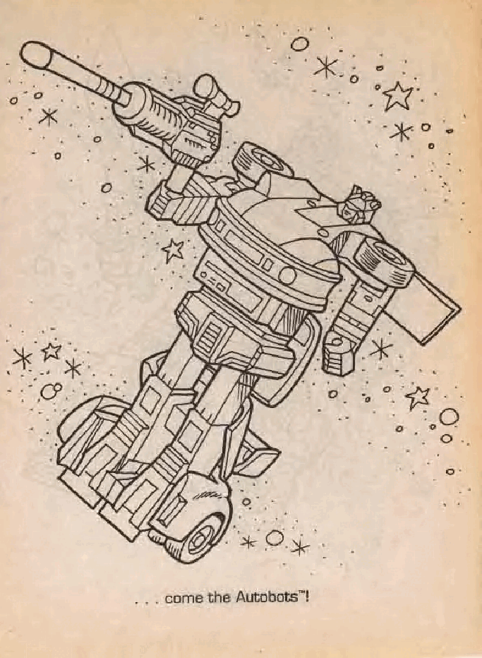 Transformers Generation 2 - Dinobots vs. Constructicons - Coloring and Activity Book (1993).pdf,第4页预览