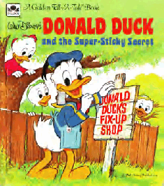 迪斯尼英文中级绘本Walt disney_donald duck and the super.pdf,第1页预览