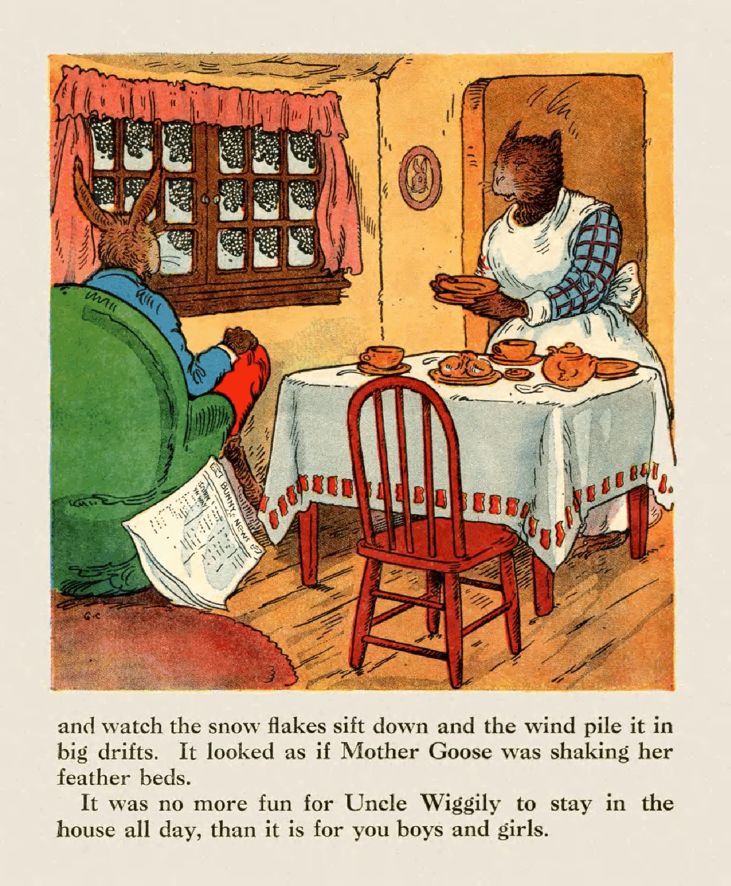 Uncle Wiggily and the Snow Plow (1939.Platt & Munk) - George Carlson art.pdf,第3页预览