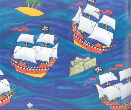英国光脚丫童书社绘本Portside Pirates!.pdf，第2页预览