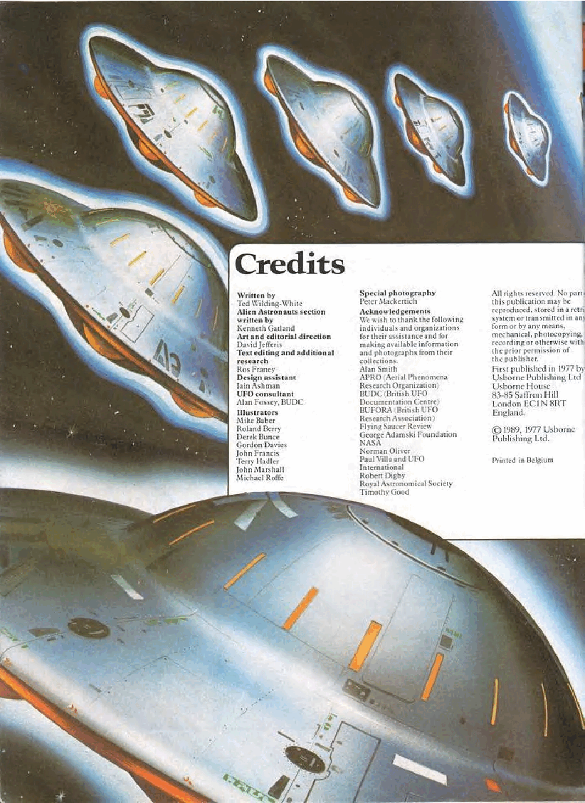 Usborne World Of The Unknown - UFOs (Usborne) (1989) (pointlessmuseum).pdf,第3页预览