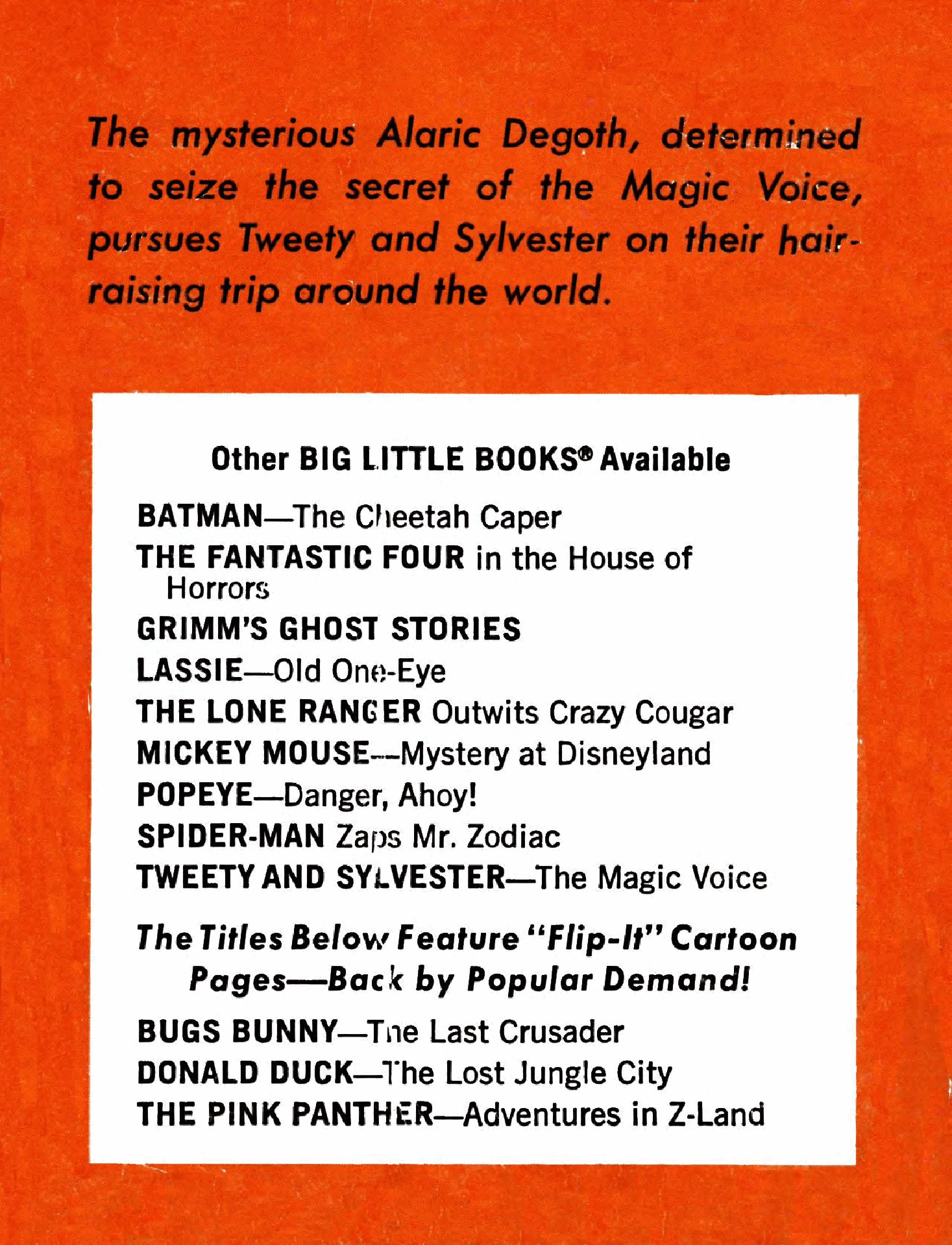 Tweety and Sylvester - The Magic Voice (1976)(Whitman Big Little Book)(c2c)(getfreedregs).pdf,第2页预览
