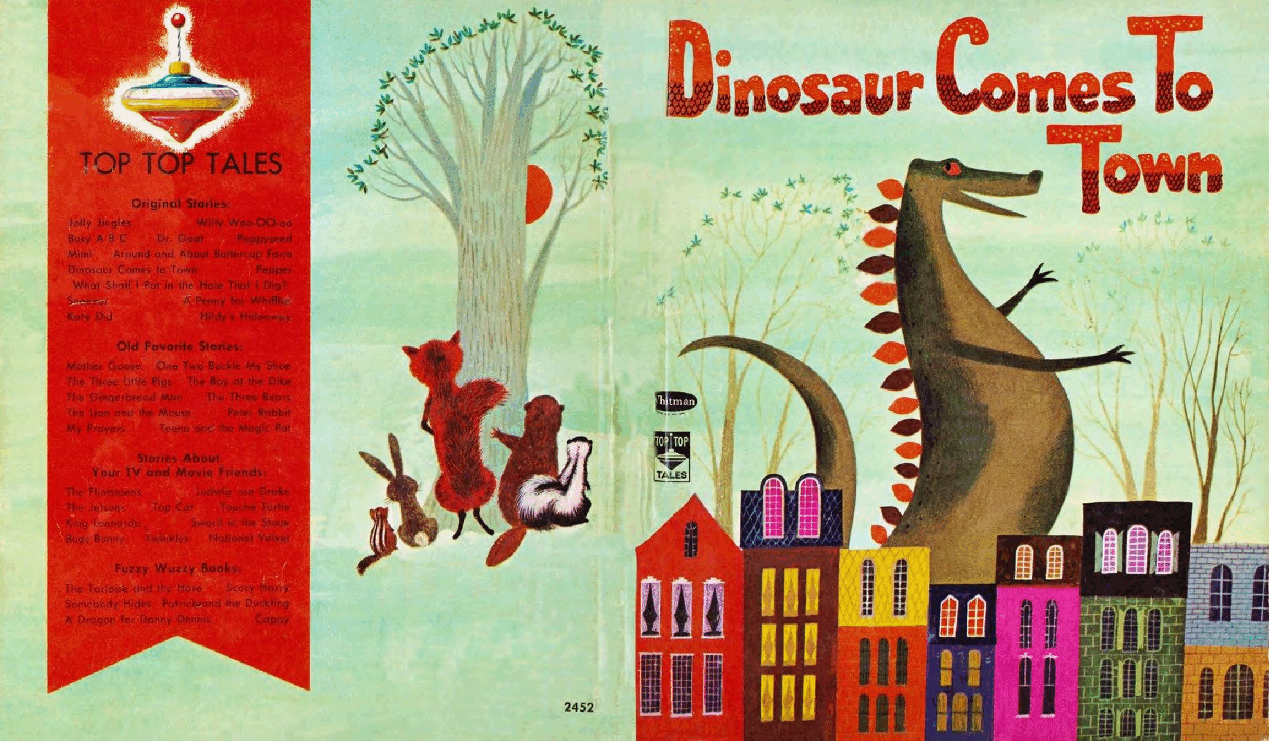 Top-Top Tales 2452 - Dinosaur Comes To Town (1963) (goldengems).pdf,第1页预览