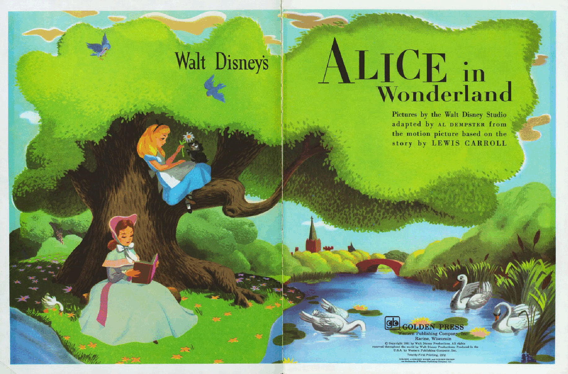 迪斯尼英文中级绘本Walt Disney_Alice in Wonderland (1972) .pdf,第3页预览